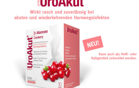 NEU! BIOGELAT UroAkut® D-Mannose plus Cranberry