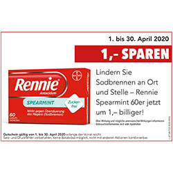 Rennie Spearmint: 1,- SPAREN